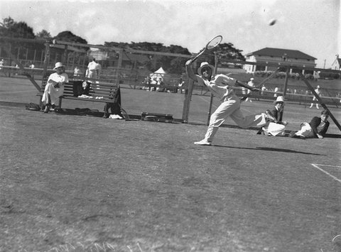 H McManus Lawn Tennis Country Carnival Rushcutters Bay January 1935