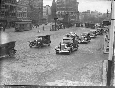 Halbert funeral, 1935
