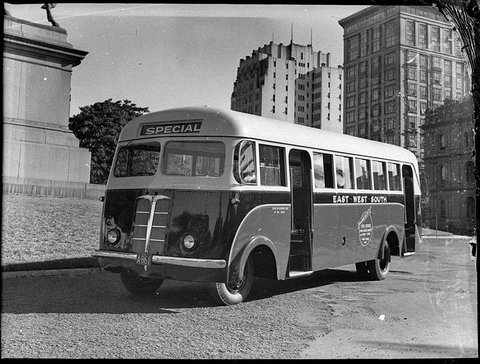Hanneberys new White bus, 1946