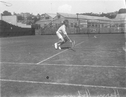 Harry Hopman in action White City, c. 1930