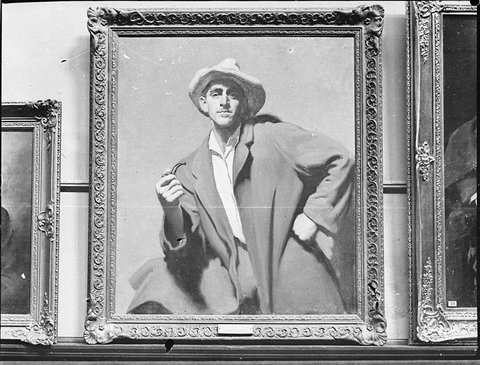 Henry Hankes self portrait winner of the 1934 Archibald Prize