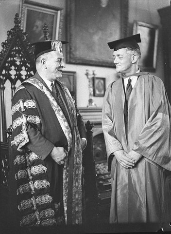 Honorary Doctor of Laws ad eundem gradum degree conferred on Lord Nuffield, 1938