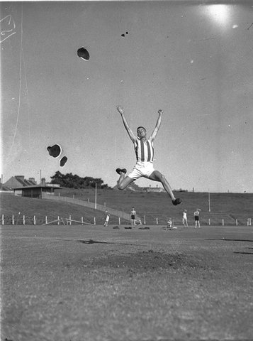 Hop step jump event, 1935