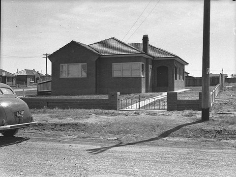 Houses Five Dock taken for Mr Ashton Builder magazine, 1941