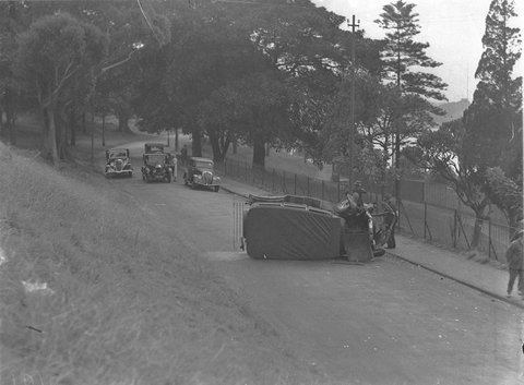 In background 1936 DeSoto Sedan Morris Cowley tourer Nash tourer and 1937 Willeys 77 Sedan, 1930s