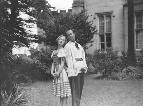 In grounds of Conservatorium, c. 1935