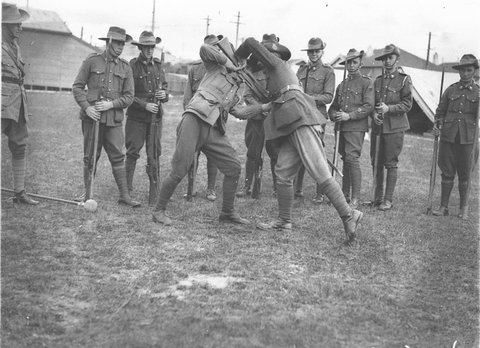 Instruction in disarming, c. 1932