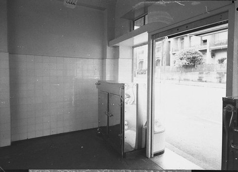 Interior of butchers shop taken for Retail Week, 1948