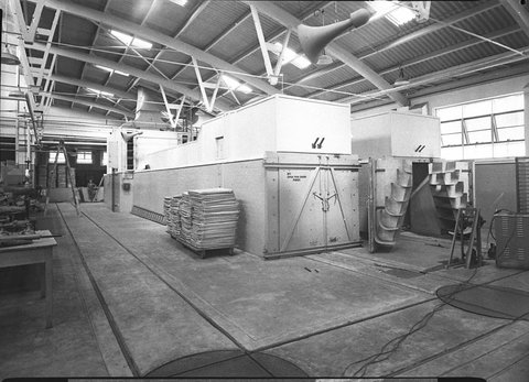 Interior of Cahills new factory, 1944