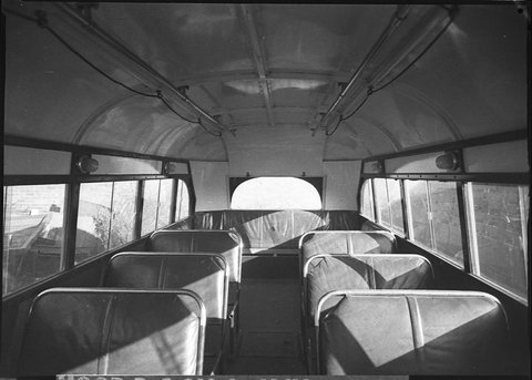 International bus taken for Russell Pearson Motors, 1948