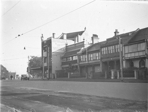 Intersection of Moore Park Road and Anzac Parade, 1934