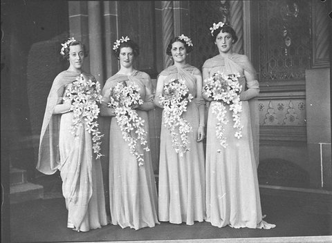 Jewish wedding at Synagogue, 1936