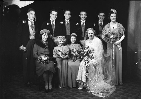 JimaeHaswell wedding, 1925–57