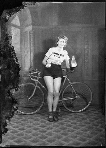 Joyce Barry advertising for Milk Board, 1939