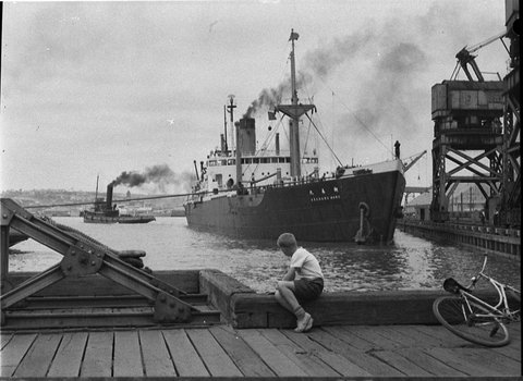 Korean coal shipment, 1956