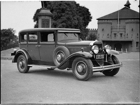LaSalle 1930 Five-Passenger Sedan Liberty Motors SLNSW 36340, 1937