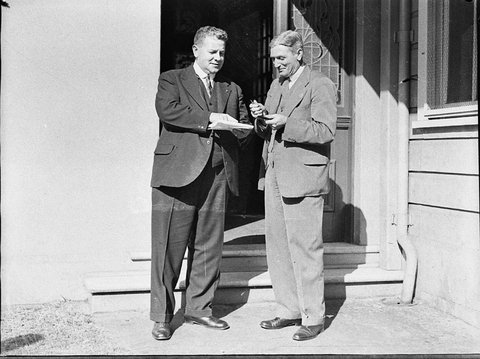 Last days of Parliament Two state politicians, 1935