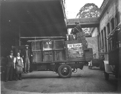 Loaded on a truck, 1930s