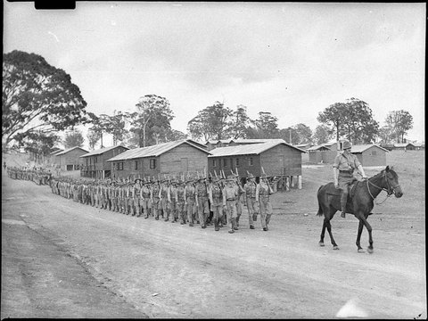 Military camp at Ingleburn, 1939