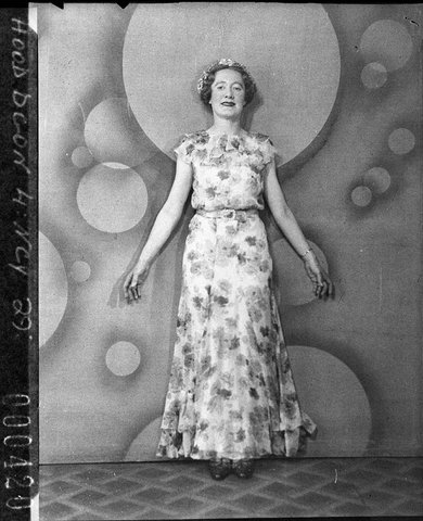 Miss Bowman of Victoria Barracks, 1937