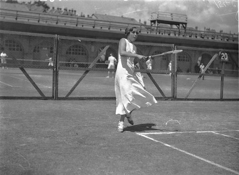 Miss K Holland Lawn Tennis Country Carnival Rushcutters Bay January 1935
