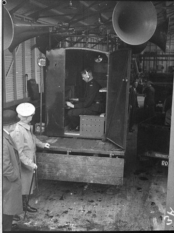 Mobile address system 2nd Military District Base, 1937
