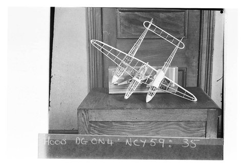 Model aircraft Norman Lyons, 1946