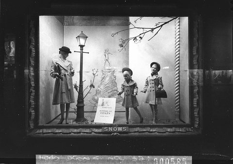 Mothers and childrens winter fashions, 1947