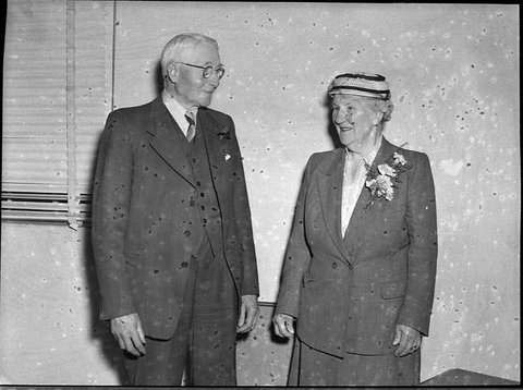 Mr and Mrs E Chapman, 1956