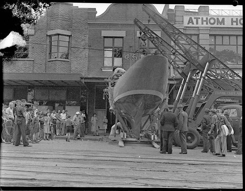 Mr Brockhoffs yacht, 1947