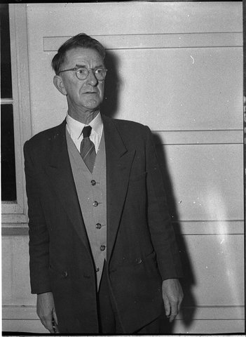 Mr Denham at Boys High School, 1956