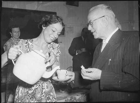 Mr Heffron at Toronto School, 1954