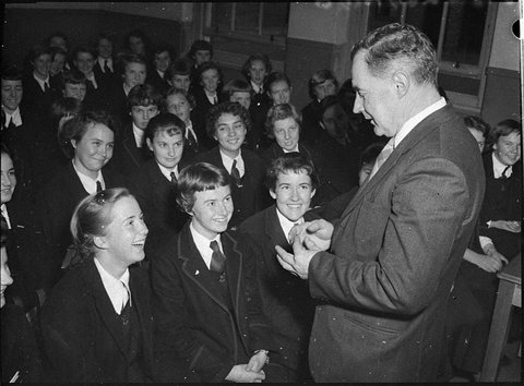Mr Price at Home Science High, 1956