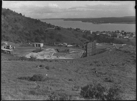 New reservoir Speers Point, 1955