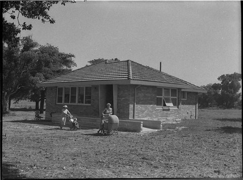 New Wallsend Baby Health Centre off Cowper Street Wallsend Park, 1956
