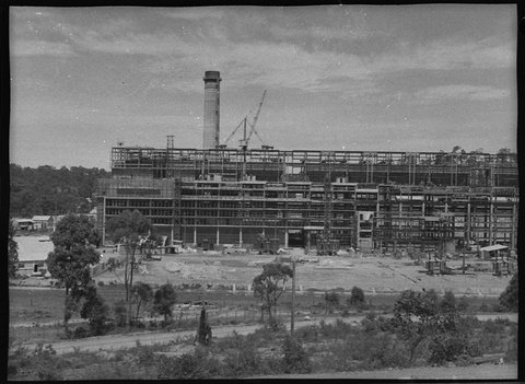 New Wangi power station, 1955