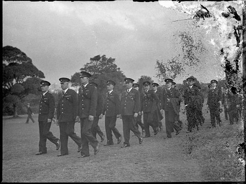 NSW Corps of Commissionaires Government House parade, 1941