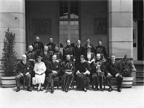 Official group at Government House, 1934