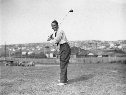 Oldfield driving, 1930s