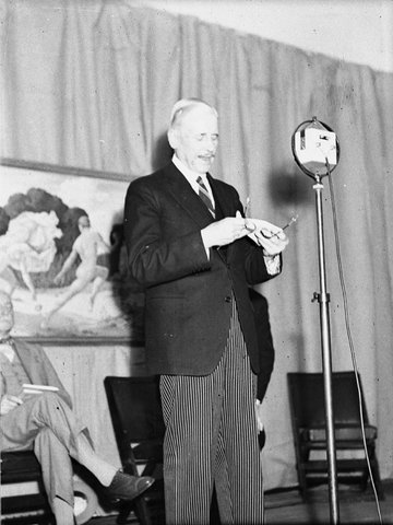 Opening of Education Department arts exhibition taken for The Labor Daily, 1938