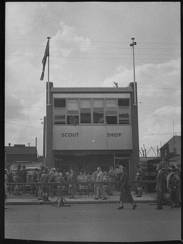Opening of scouts rooms Hunter Street Newcastle, 1954