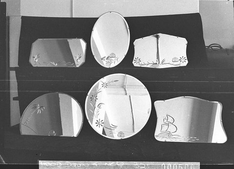 Ornamental mirrors for catalogue, 1946