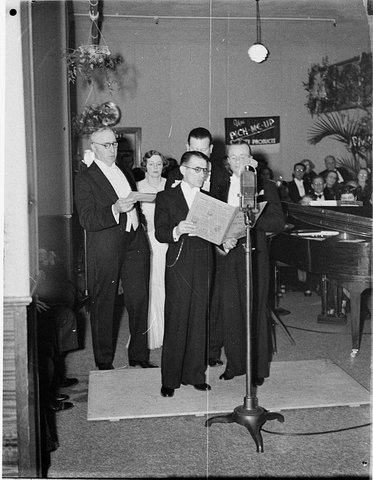 PMU revue at station 2SM taken for Western Adv Co, 1937