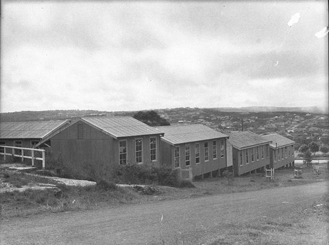Portable classrooms at Balgowlah School, 1949