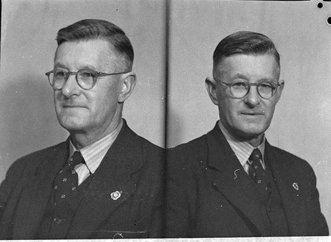 Portrait of agricultural scientist Agriculture Department taken for Dr Edwards agricultural writer for Smiths Weekly, 1947