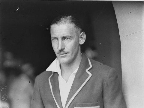 Portrait of Australia XI player Phillip Keith Perka Lee, 1930s