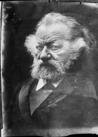 Portrait of bearded man copied for radio station 2CH, 1937