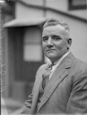 Portrait of Rice Johnson Rugby League Coach, c. 1930