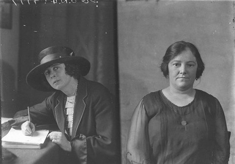 Portraits of two women, c. 1925