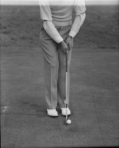 Pro golfer, 1938